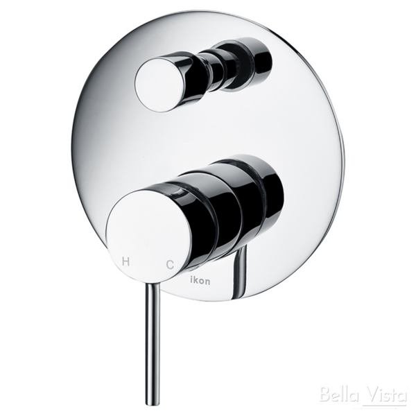 Hali Wall Mixer with Diverter Chrome